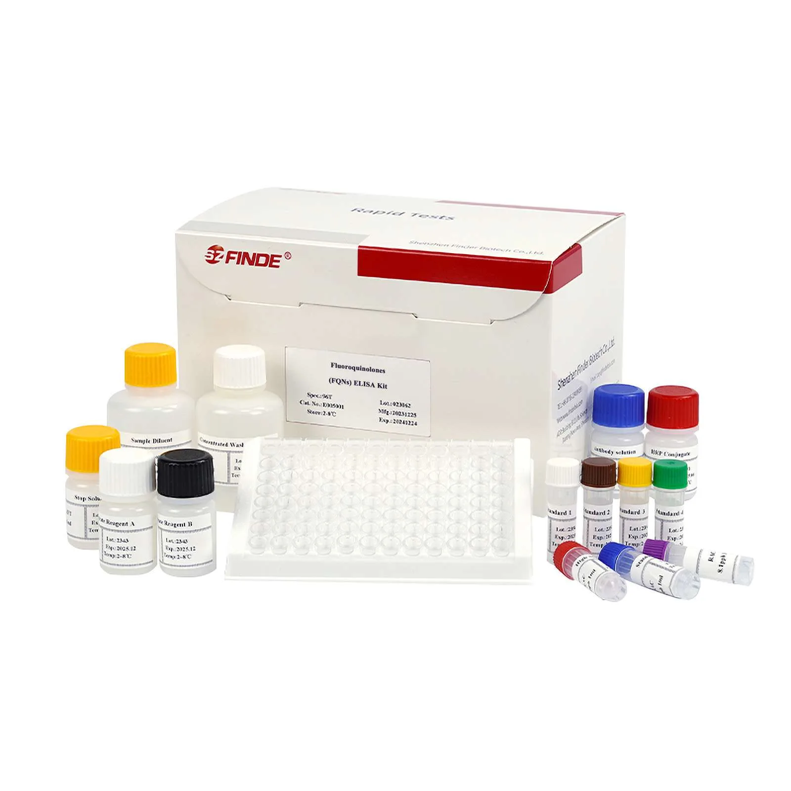 Feed Meat Eggs Milk Honey Food safety test kit Fluoroquinolones ELISA Kit